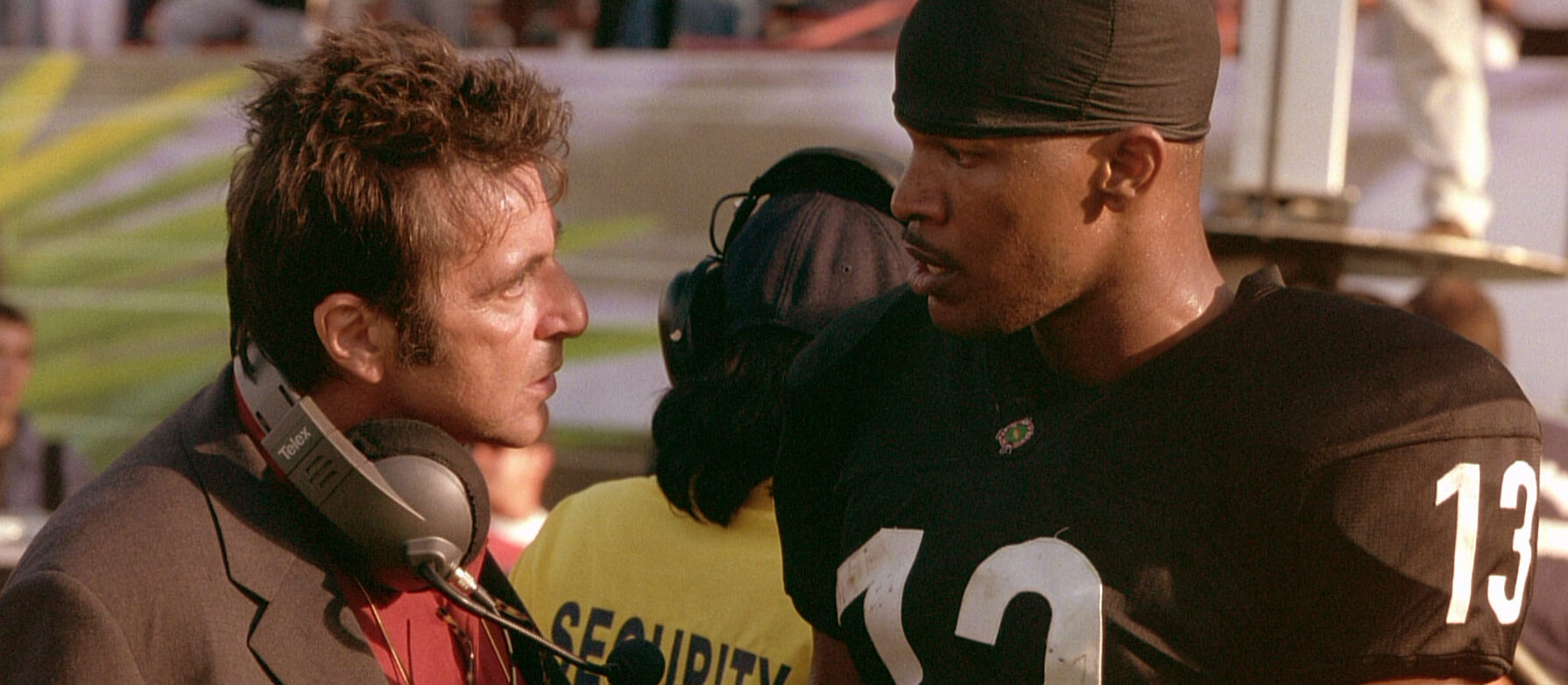 Al Pacino and Jamie Foxx in Any Given Sunday