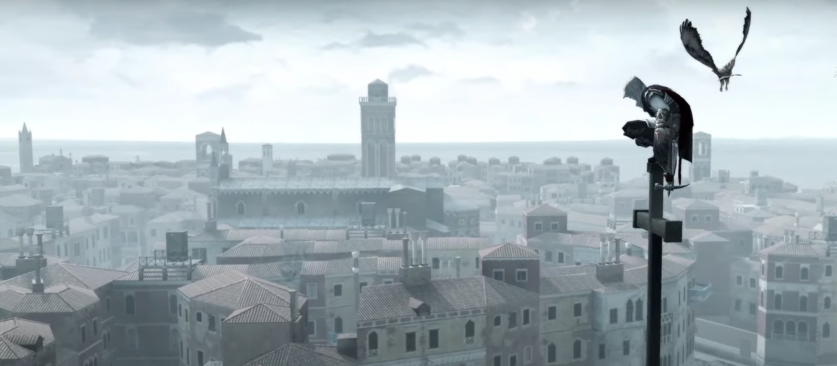 Ezio Takes in Venice from a High Vantage