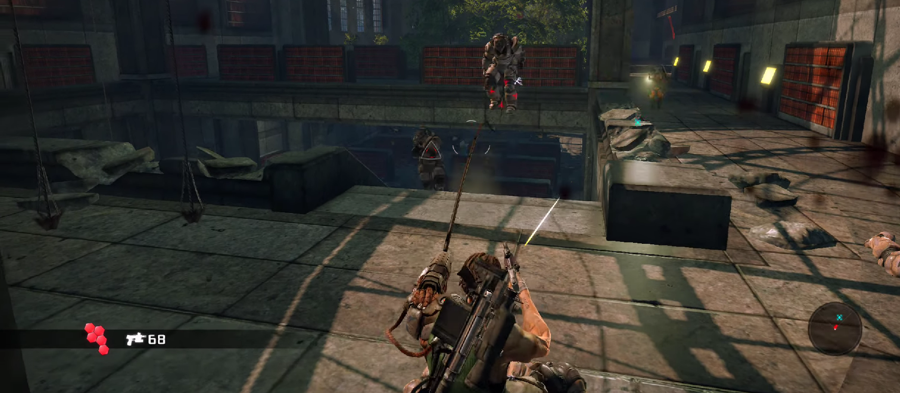 Spencer Kites an Enemy