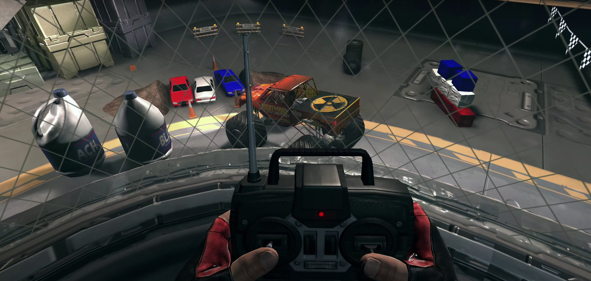 Duke Controls an RC Monster Truck