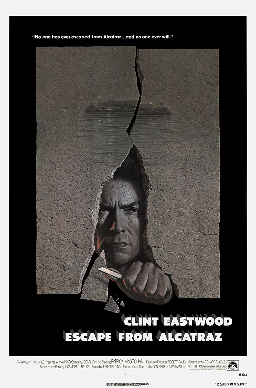 Escape from Alcatraz Movie Poster