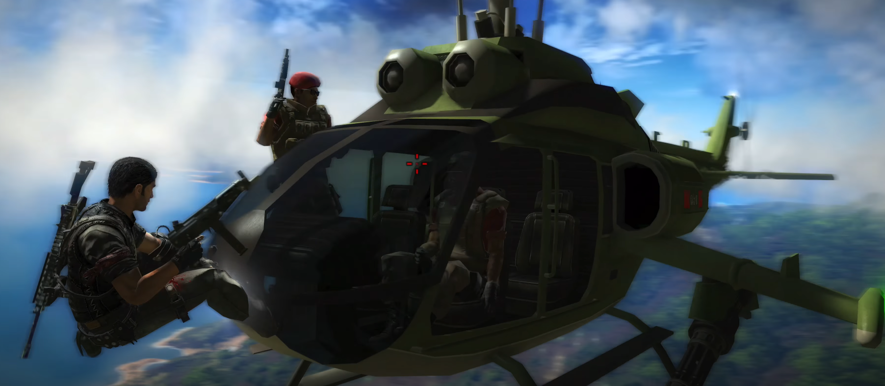 Rico Rodriguez Hijacks a Chopper