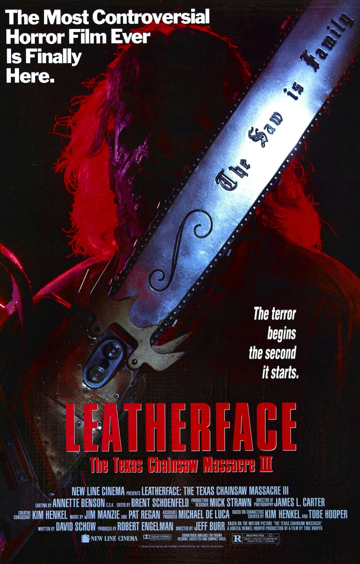 Leatherface: The Texas Chainsaw Massacre III Movie Poster