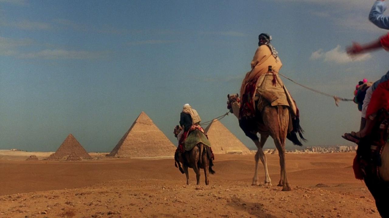 Malcolm X Visits the Pyramids