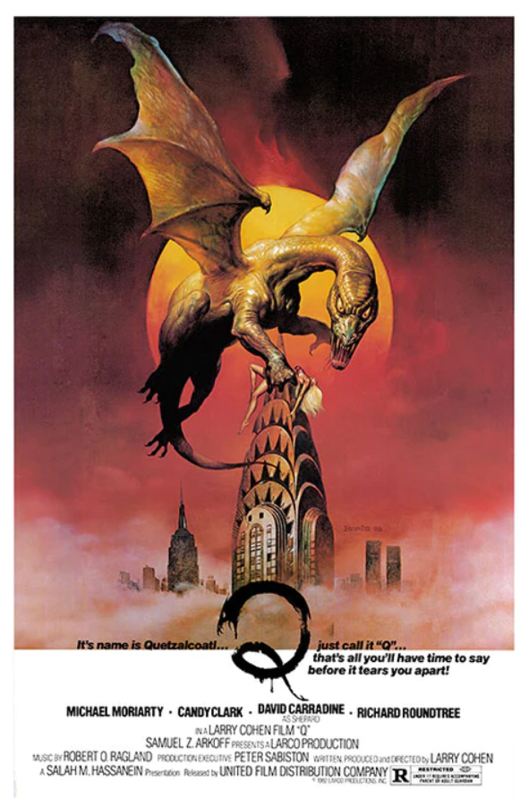 Q: The Winged Serpent Movie Poster