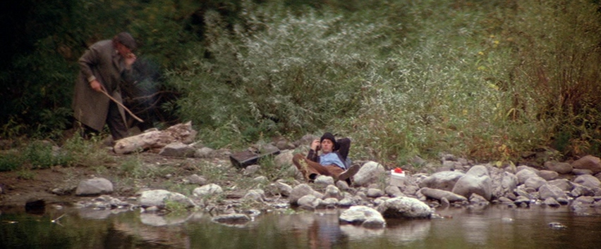 Max and Lion Hang Out by the River