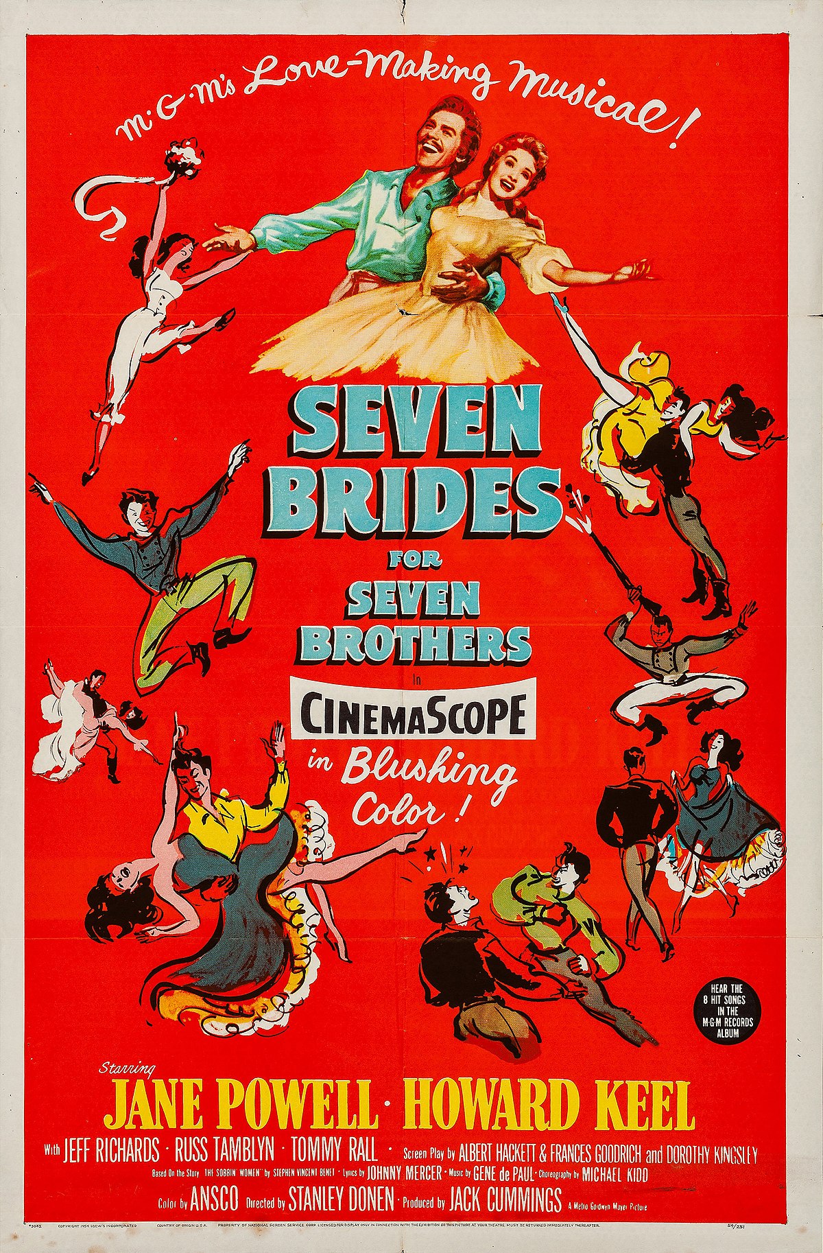 Seven Brides for Seven Brothers Movie Poster