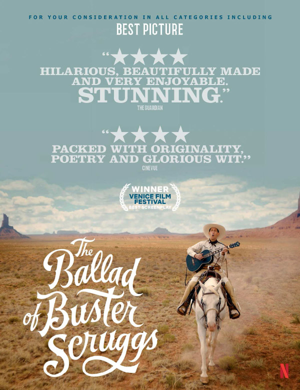 The Ballad of Buster Scruggs Movie Poster