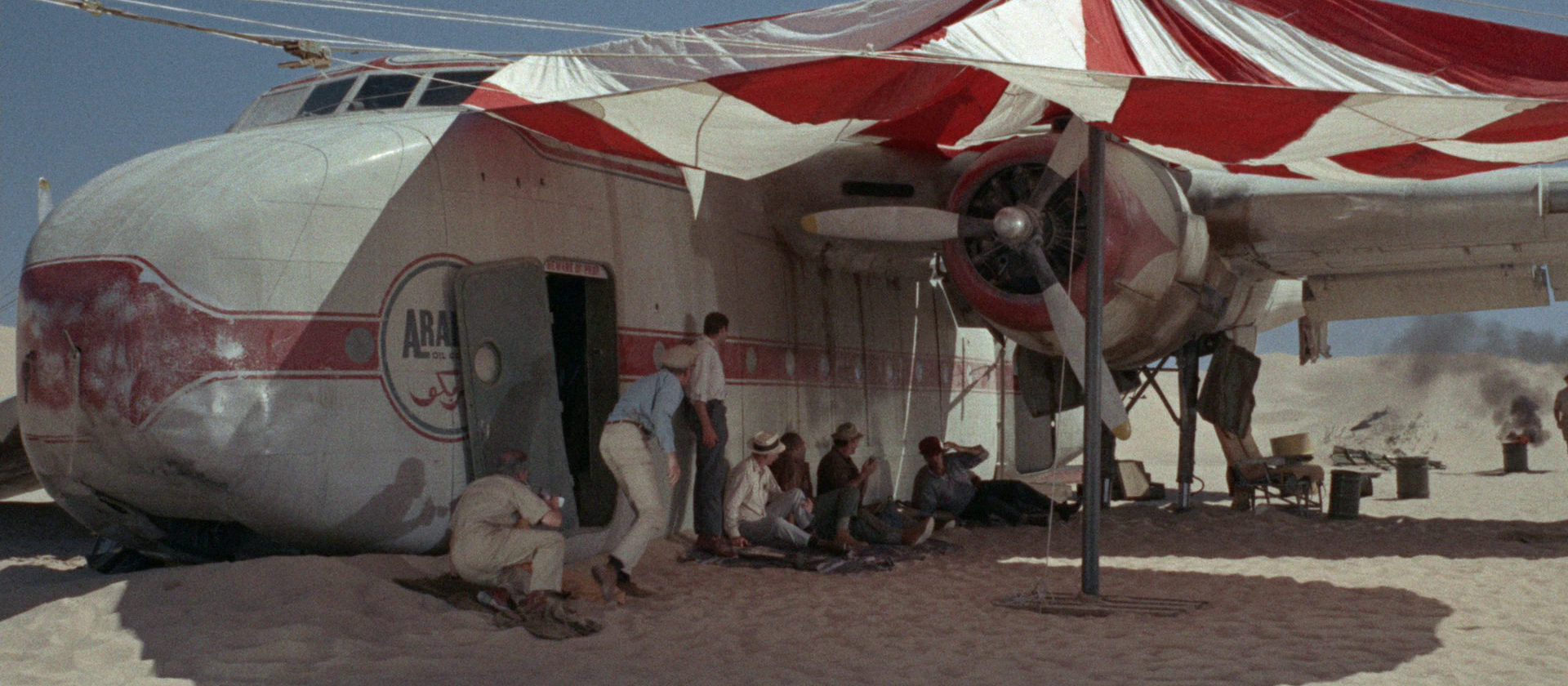 The Wreck of the Original Airplane in the Desert