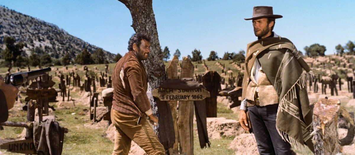 Eli Wallach and Clint Eastwood Find Their Treasure