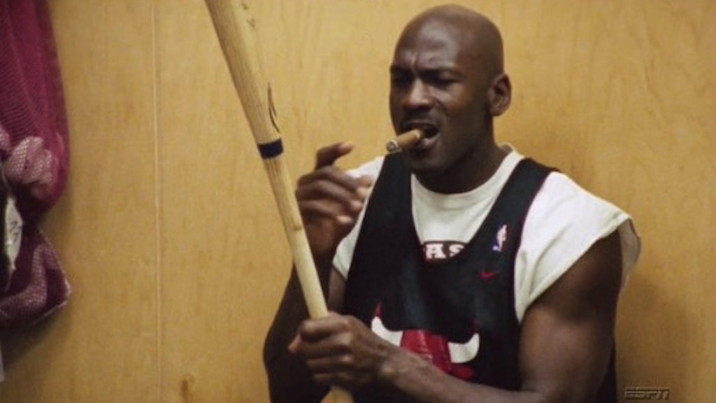 Michael Jordan in the Locker Room