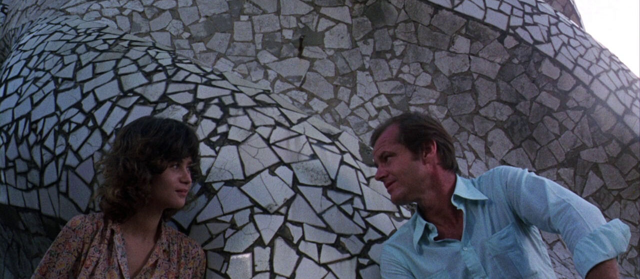 Jack Nicholson and Maria Schneider in The Passenger