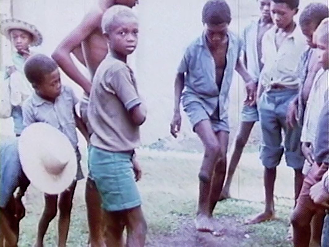 Kids Playing with a Hacky Sack